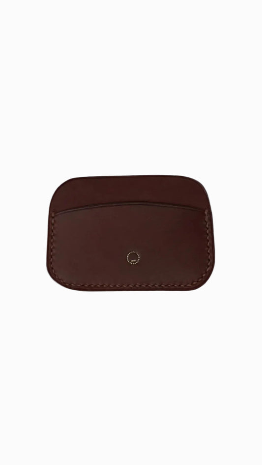 Leather Card Holder | 3-Slots | Red